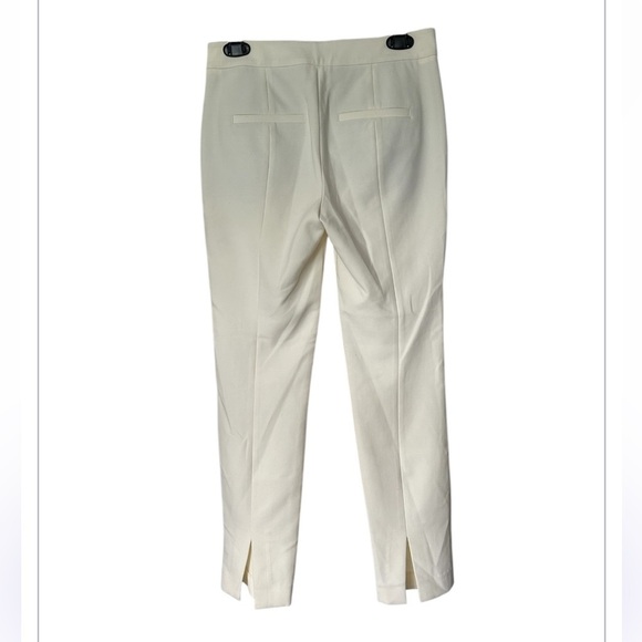 Tibi ivory high rise ankle pants wrap closure with buckle excellent Size 0 - Picture 3 of 10